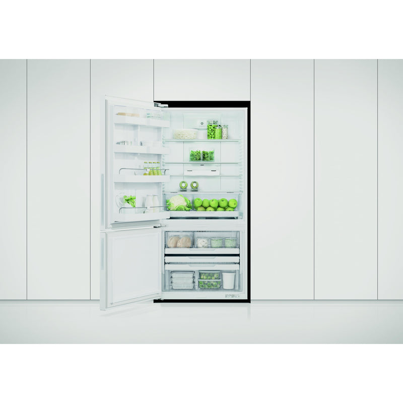 Fisher & Paykel 32-inch, 17.5 cu. ft. Counter-Depth Bottom Freezer Refrigerator RF170BLPW6 N IMAGE 3