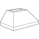 Wolf 36-inch Wall Mount Hood Shell PWC362418 IMAGE 3