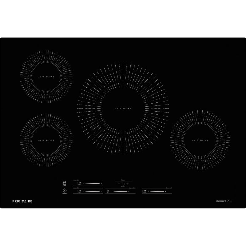 Frigidaire 30-inch Built-in Induction Cooktop with Auto Sizing™ Pan Detection FFIC3026TB IMAGE 1