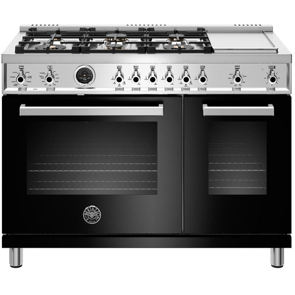 Bertazzoni 48-inch Freestanding Dual-Fuel Range with Convection PROF486GDFSNET IMAGE 1