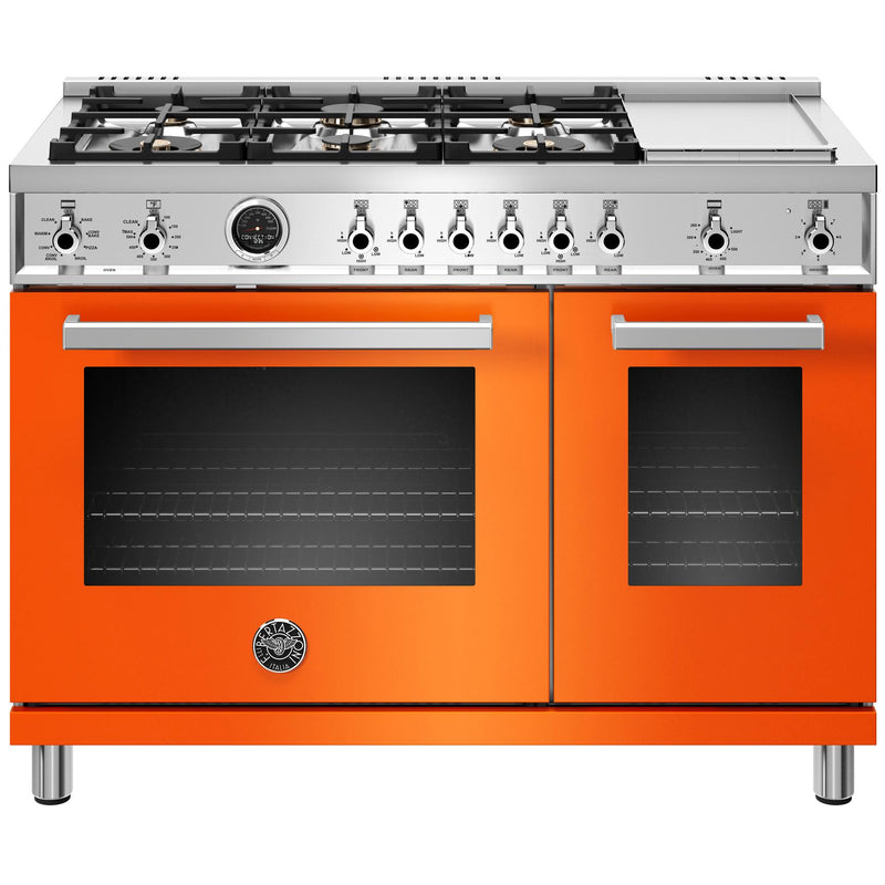 Bertazzoni 48-inch Freestanding Dual-Fuel Range with Convection PROF486GDFSART IMAGE 1