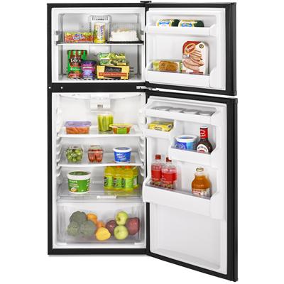 Whirlpool 24-inch, 9.7 cu. ft. Top Freezer Refrigerator ET0MSRXTB IMAGE 2
