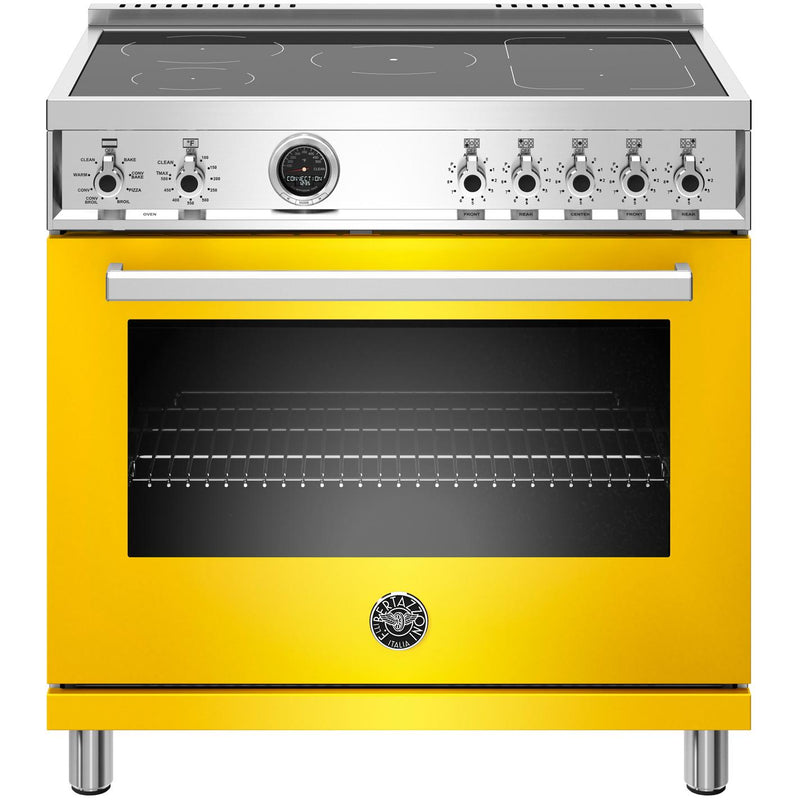 Bertazzoni 36-inch Freestanding Induction Range with Convection PROF365INSGIT IMAGE 1