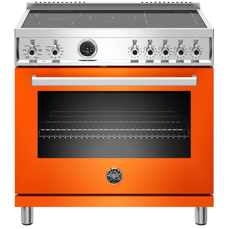 Bertazzoni 36-inch Freestanding Induction Range with Convection PROF365INSART IMAGE 1