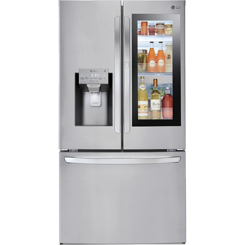 LG 36-inch, 27.5 cu.ft. Freestanding French 3-Door Refrigerator with InstaView™ Door-in-Door® LFXS28596S IMAGE 11