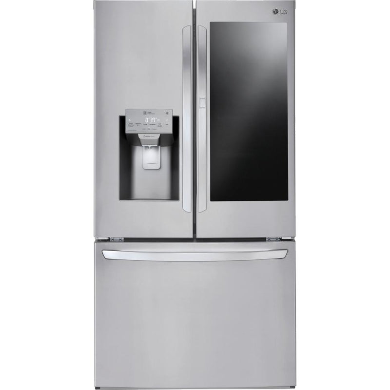 LG 36-inch, 27.5 cu.ft. Freestanding French 3-Door Refrigerator with InstaView™ Door-in-Door® LFXS28596S IMAGE 6