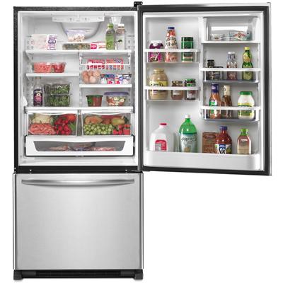 Whirlpool 33-inch, 21.9 cu. ft. Bottom Freezer Refrigerator with Ice and Water GB2SHTXTS IMAGE 2