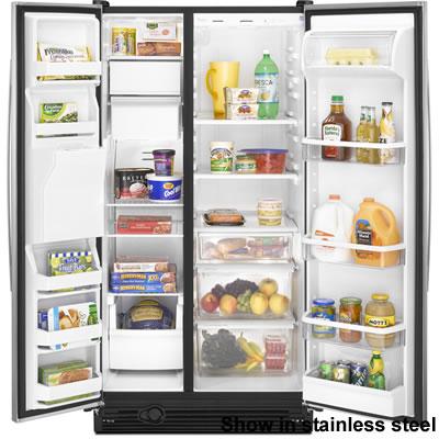 Whirlpool 33-inch, 21.8 cu. ft. Side-by-Side Refrigerator with Ice and Water ED2FHEXVQ IMAGE 2