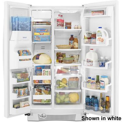 Whirlpool 36-inch, 25.6 cu. ft. Side-by-Side Refrigerator with Ice and Water GS5VHAXWY IMAGE 2