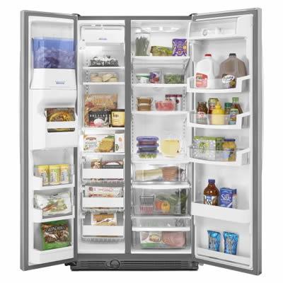 Whirlpool 36-inch, 23 cu. ft. Counter-Depth Side-by-Side Refrigerator with Ice and Water GC3SHAXVY IMAGE 2