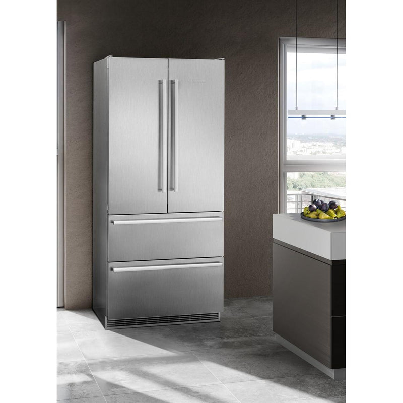 Liebherr 36-inch, 19.5 cu.ft. Freestanding French 4-Door  Refrigerator with SuperFrost CS 2082 IMAGE 3