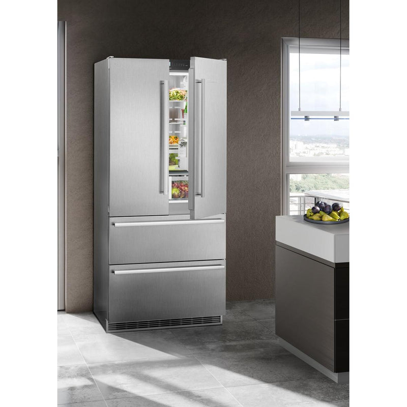 Liebherr 36-inch, 19.5 cu.ft. Freestanding French 4-Door  Refrigerator with SuperFrost CS 2082 IMAGE 5