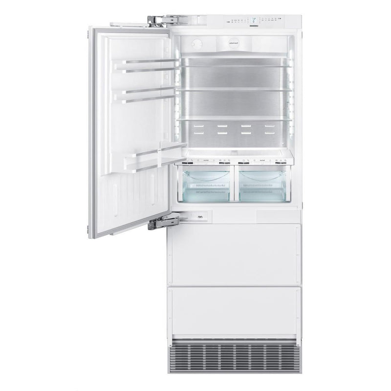 Liebherr 30-inch, 14.1 cu.ft. Built-in Bottom Freezer Refrigerator with BioFresh HCB 1581 IMAGE 2