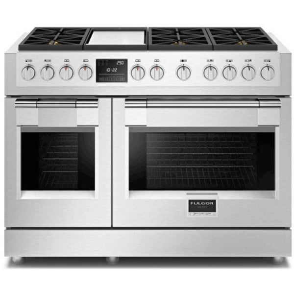 Fulgor Milano 48-inch Freestanding Dual-Fuel Range with Griddle F6PDF486GS1 IMAGE 1