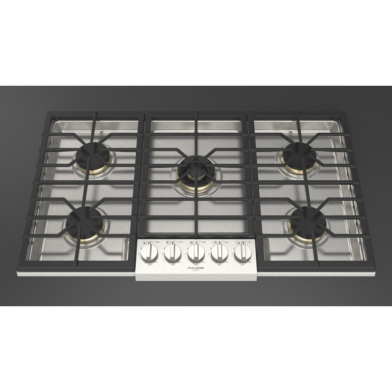 Fulgor Milano 36-inch Built-In Gas Cooktop F6PGK365S1 IMAGE 5