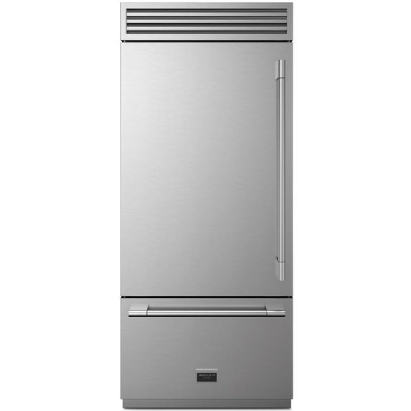 Fulgor Milano 36-inch, 18.5 cu. ft. Bottom Freezer Refrigerator F7PBM36S1-L IMAGE 1