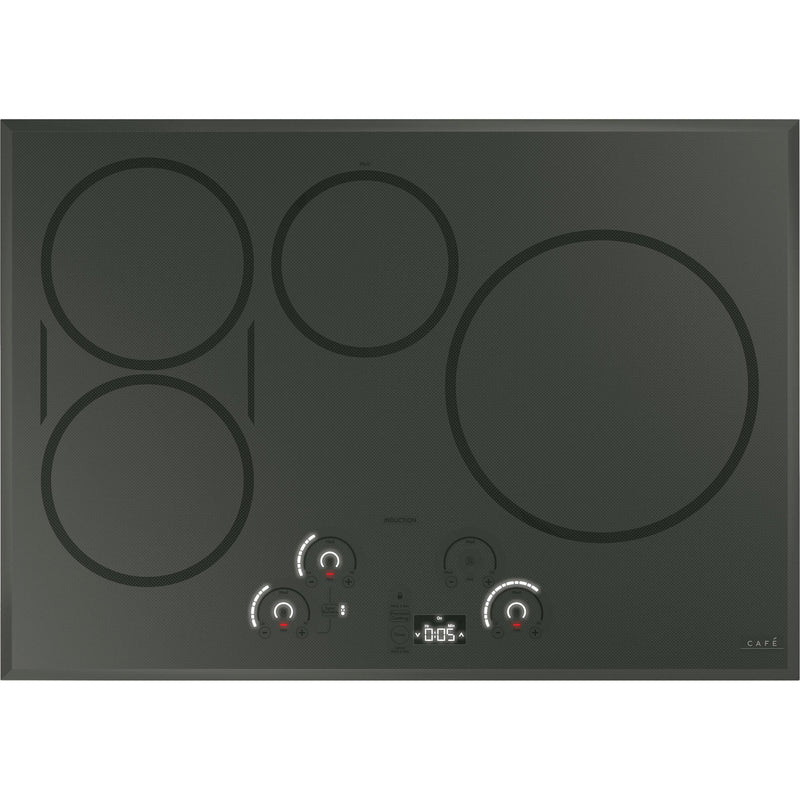 Café 30-inch Built-in Electric Induction Cooktop with WiFi Connect CHP95302MSS IMAGE 2