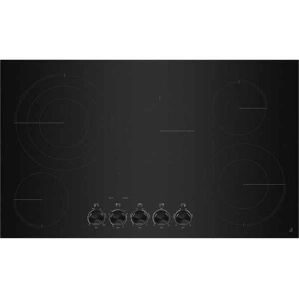 JennAir 36-inch Built-in Electric Cooktop with Dual-Choice™ Element JEC3536HB IMAGE 1