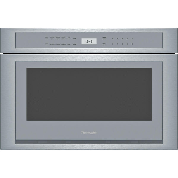 Thermador 24-inch, 1.2 cu.ft. Built-in Drawer Microwave with 10 Cooking Modes MD24WS IMAGE 1