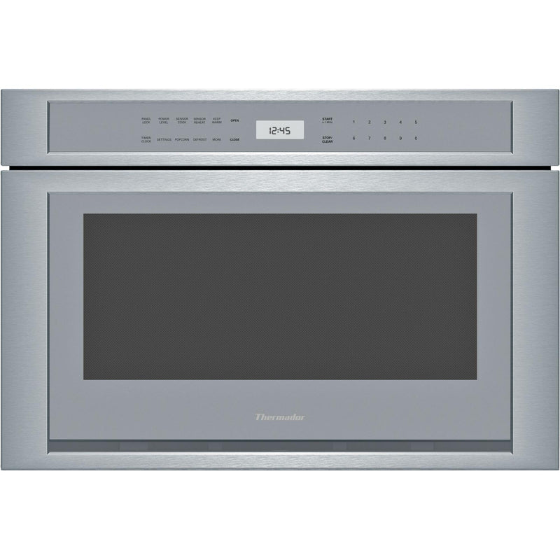 Thermador 24-inch, 1.2 cu.ft. Built-in Drawer Microwave with 10 Cooking Modes MD24WS IMAGE 1