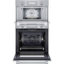 Thermador 30-inch, 6.1 cu.ft. Built-in Combination Wall Oven with Speed Oven PODMC301W IMAGE 3