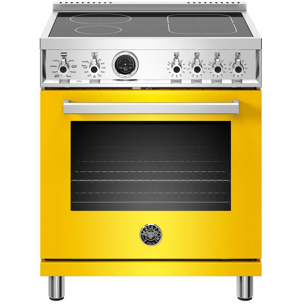Bertazzoni 30-inch Freestanding Induction Electric Range with Self-Clean Oven PROF304INSGIT IMAGE 1