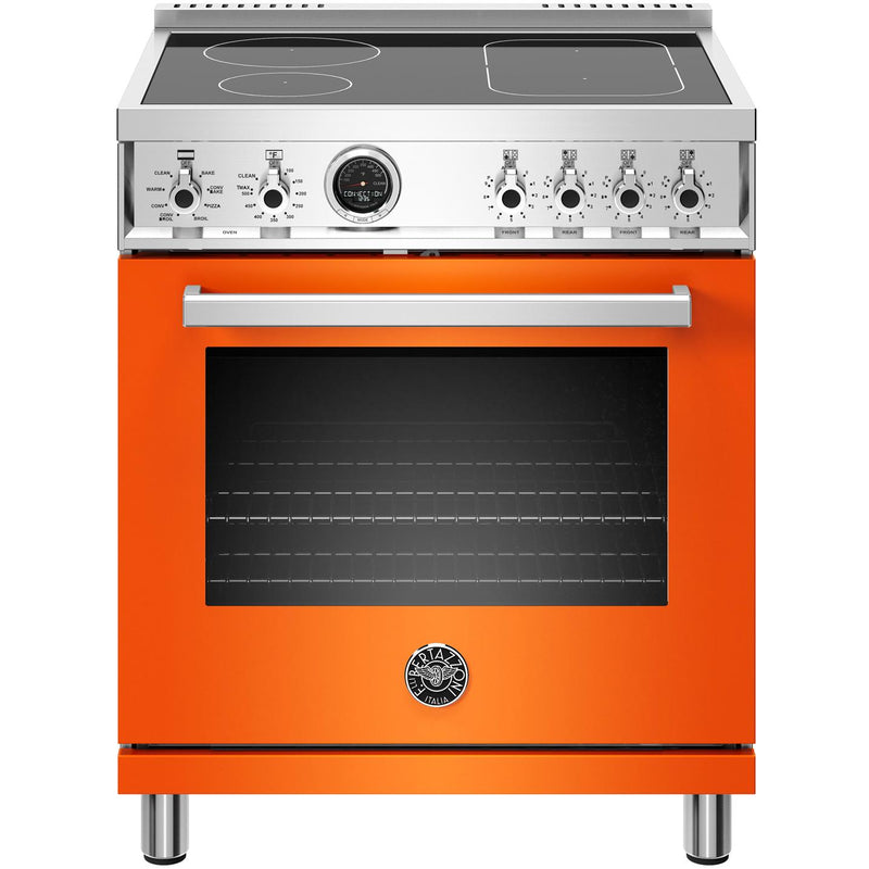 Bertazzoni 30-inch Freestanding Induction Electric Range with Self-Clean Oven PROF304INSART IMAGE 1