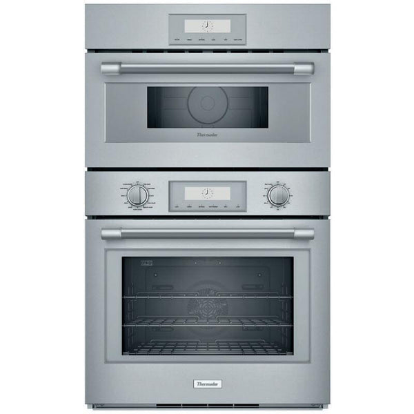 Thermador 30-inch, 6.1 cu.ft. Built-in Combination Wall Oven with Microwave Oven POM301W IMAGE 1