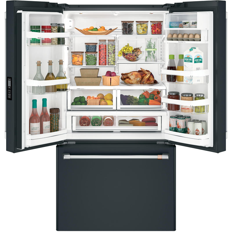 Café 36-inch, 23.1 cu.ft. Counter-Depth French 3-Door Refrigerator with WiFi Connect CWE23SP3MD1 IMAGE 4