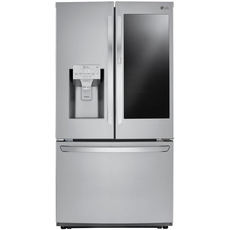 LG 36-inch, 21.9 cu. ft. Counter-Depth French 3-Door Refrigerator with InstaView™ Door-in-Door® LFXC22596S IMAGE 4