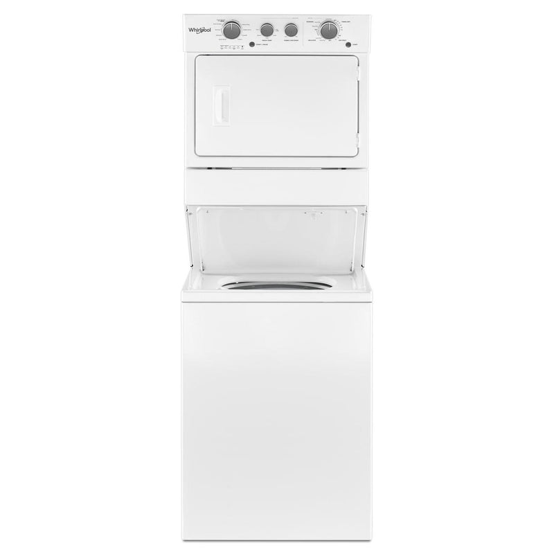 Whirlpool Stacked Washer/Dryer Electric Laundry Center WETLV27HW IMAGE 1