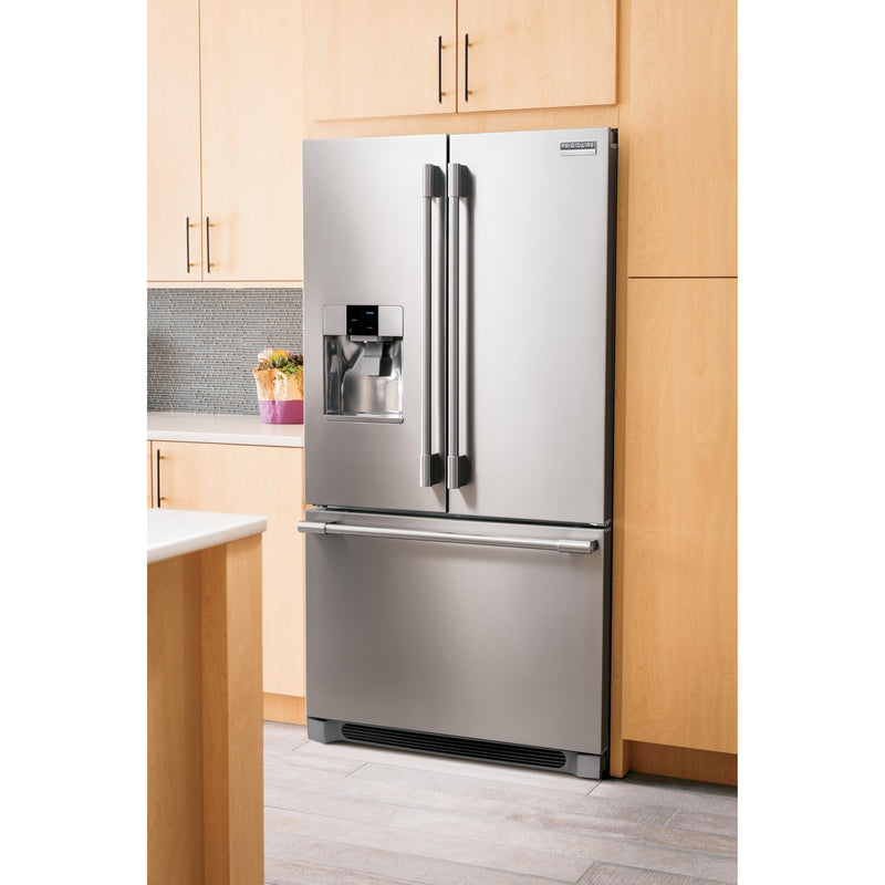 Frigidaire Professional 36-inch, 21.6 cu.ft. Counter-Depth French 3-Door Refrigerator with External Water and Ice Dispensing System FPBC2278UF IMAGE 11