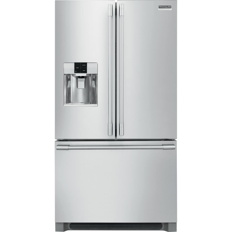 Frigidaire Professional 36-inch, 21.6 cu.ft. Counter-Depth French 3-Door Refrigerator with External Water and Ice Dispensing System FPBC2278UF IMAGE 1