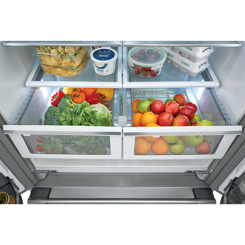 Frigidaire Professional 36-inch, 21.6 cu.ft. Counter-Depth French 3-Door Refrigerator with External Water and Ice Dispensing System FPBC2278UF IMAGE 6