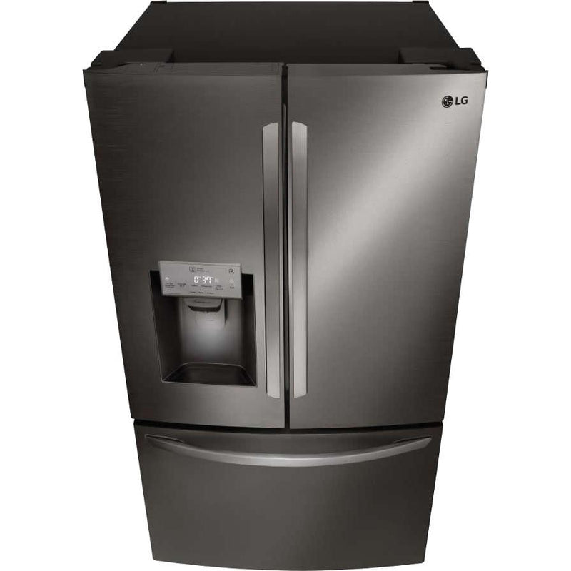 LG 36-inch, 22 cu.ft. Counter-Depth French 3-Door Refrigerator with SmartThinQ® Technology LFXC22526D IMAGE 11