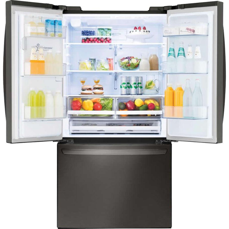 LG 36-inch, 22 cu.ft. Counter-Depth French 3-Door Refrigerator with SmartThinQ® Technology LFXC22526D IMAGE 14