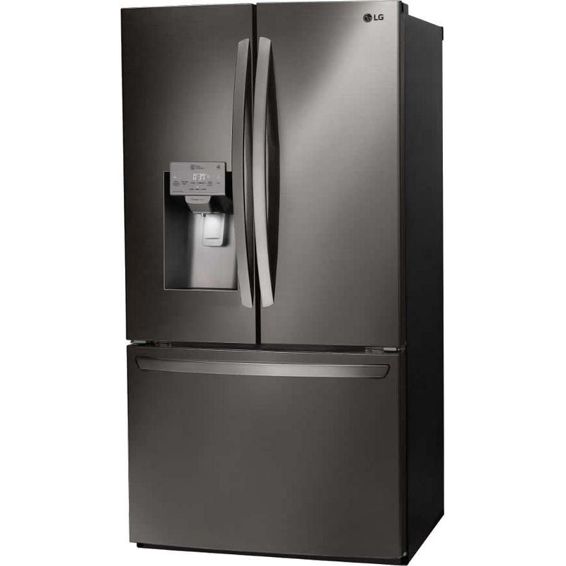 LG 36-inch, 22 cu.ft. Counter-Depth French 3-Door Refrigerator with SmartThinQ® Technology LFXC22526D IMAGE 4