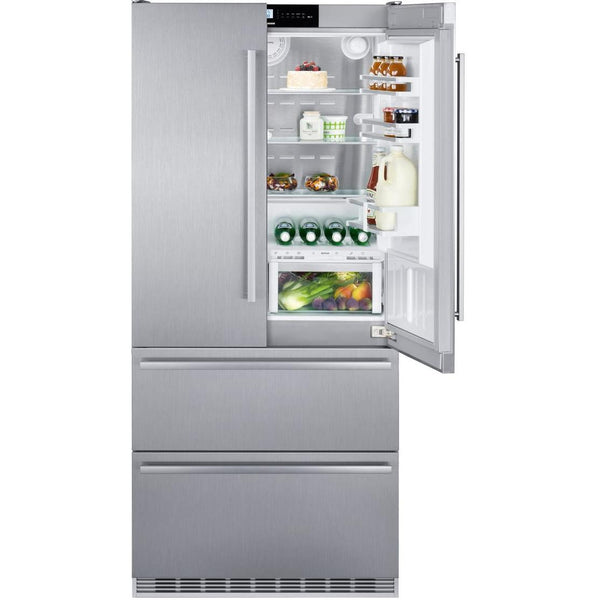 Liebherr 36-inch, 21.3 cu.ft. Built-in French 4-Door Refrigerator with BioFresh CBS 2082 IMAGE 1