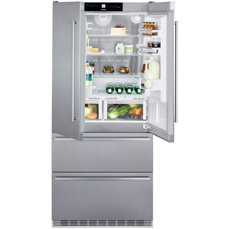 Liebherr 36-inch, 21.3 cu.ft. Built-in French 4-Door Refrigerator with BioFresh CBS 2082 IMAGE 2
