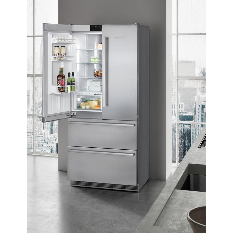 Liebherr 36-inch, 21.3 cu.ft. Built-in French 4-Door Refrigerator with BioFresh CBS 2082 IMAGE 3