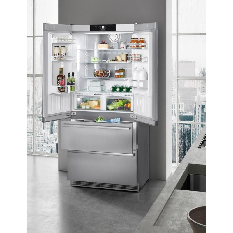 Liebherr 36-inch, 21.3 cu.ft. Built-in French 4-Door Refrigerator with BioFresh CBS 2082 IMAGE 7