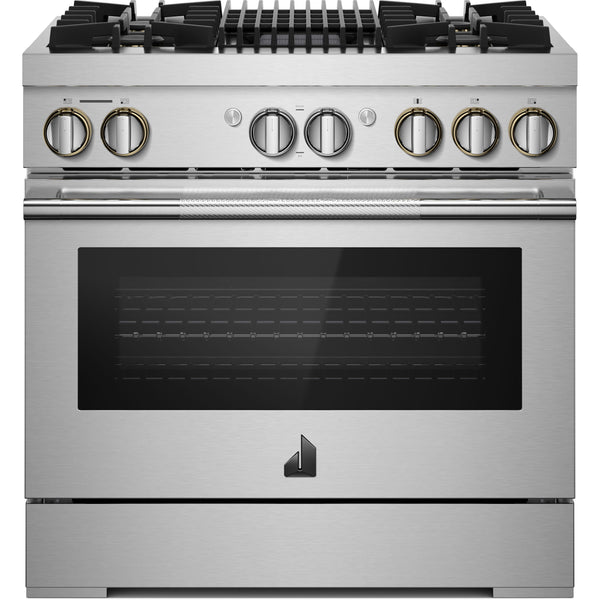 JennAir 36-inch Freestanding Dua-Fuel Range with JennAir® Culinary Center JDRP636HL IMAGE 1