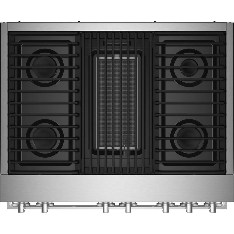 JennAir 36-inch Freestanding Dua-Fuel Range with JennAir® Culinary Center JDRP636HM IMAGE 3