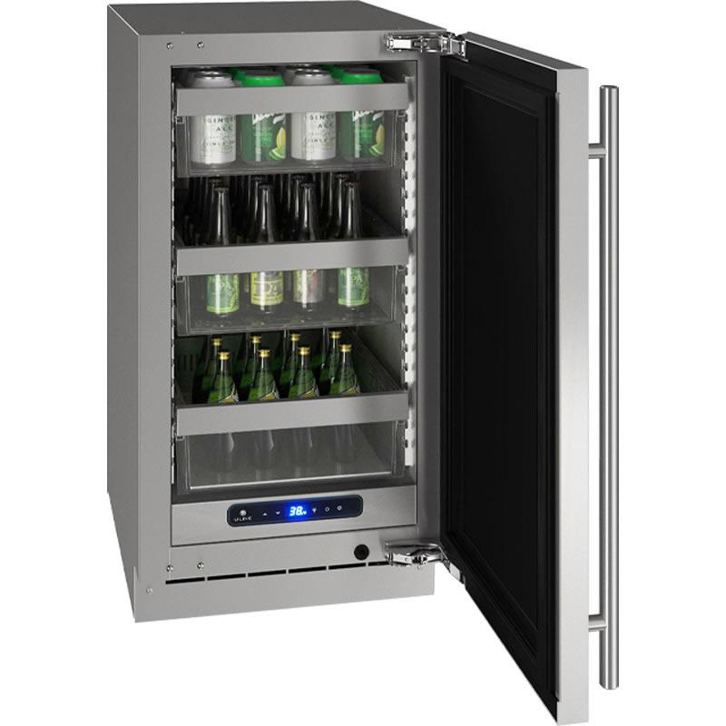 U-Line 18-inch 3.7 cu. ft. Compact Refrigerator UHRE518-SG01A IMAGE 3