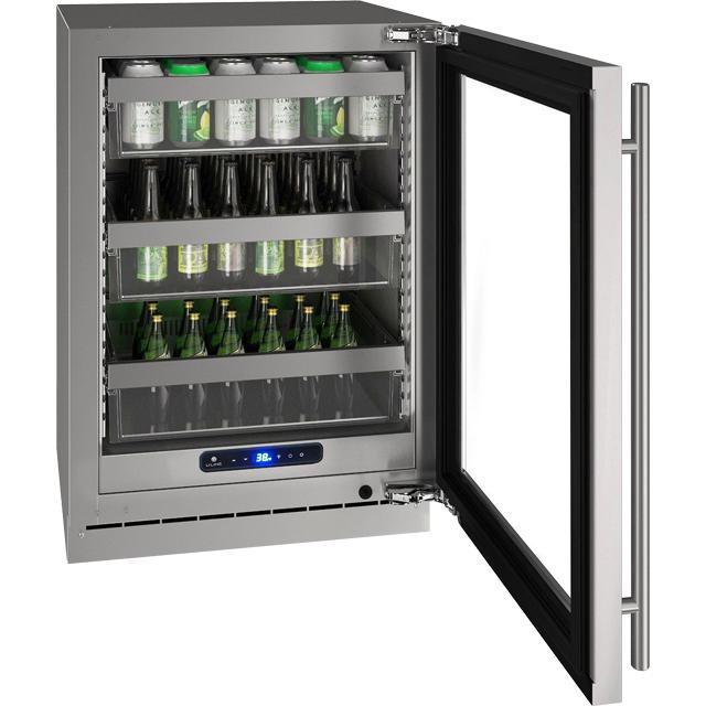 U-Line 24-inch 5.2 cu. ft. Compact Refrigerator UHRE524-SG01A IMAGE 2