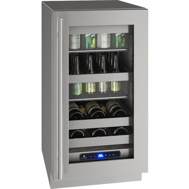 U-Line 3.7 cu. ft. Freestanding Beverage Center UHBV518-SG01A IMAGE 1