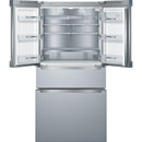 Bosch 36-inch, 21 cu.ft. Counter-Depth French 4-Door Refrigerator with VitaFreshPro™ Drawer B36CL80ENS IMAGE 7