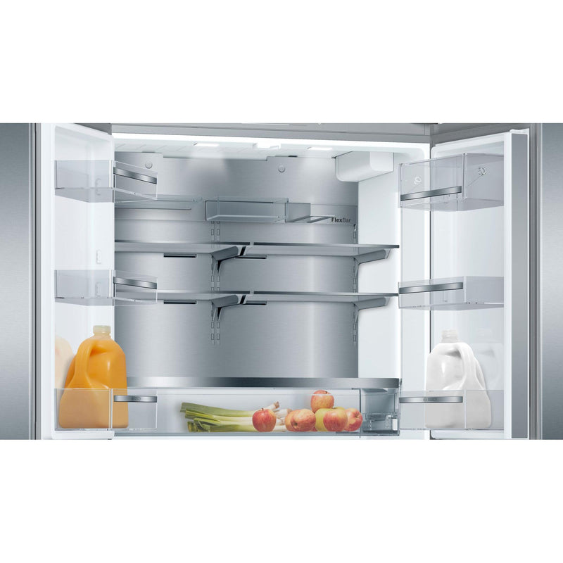 Bosch 36-inch, 21 cu.ft. Counter-Depth French 4-Door Refrigerator with VitaFreshPro™ Drawer B36CL80SNS IMAGE 8