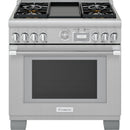 Thermador 36-inch Freestanding Dual-Fuel Range with ExtraLow® Burners PRD364WDGC IMAGE 1