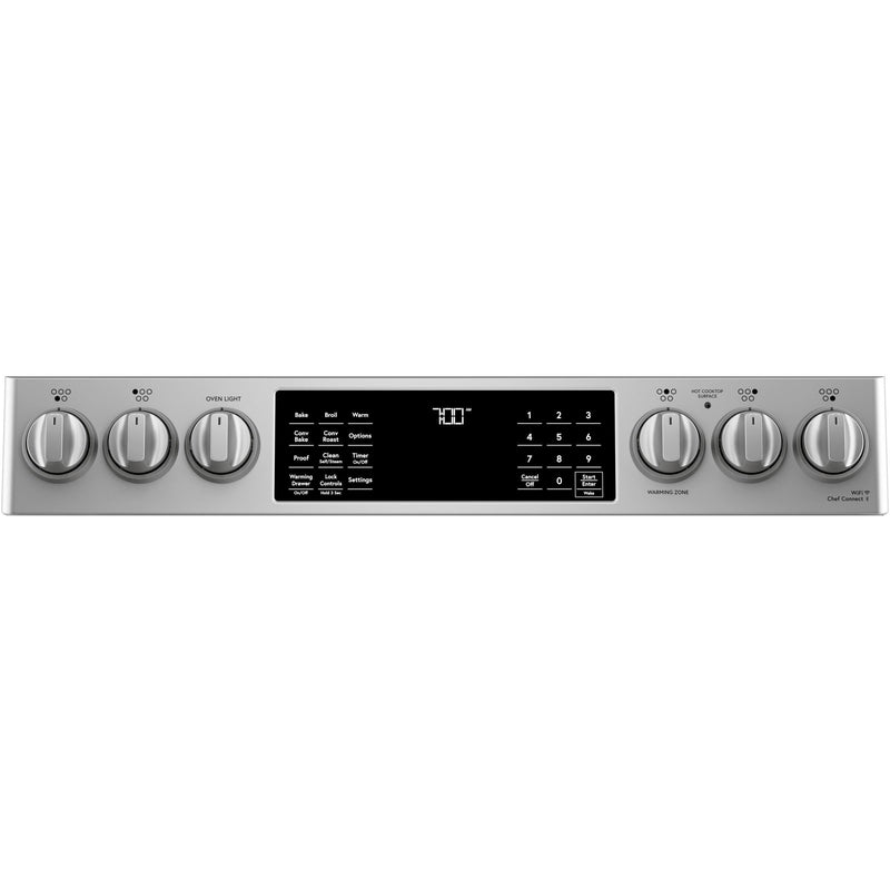 Café 30-inch Slide-in Electric Range with Warming Drawer CCES700P2MS1 IMAGE 2